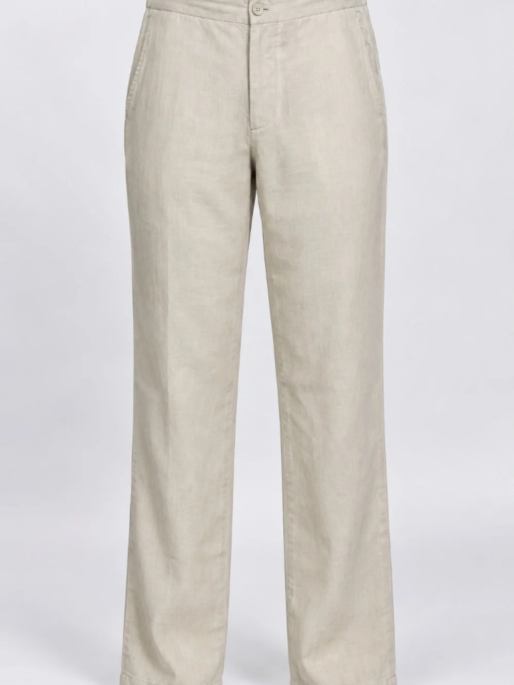 Kenneth Cole New York Vintage Y2K Mens 100% Linen Pants Beige 38x32 Size L